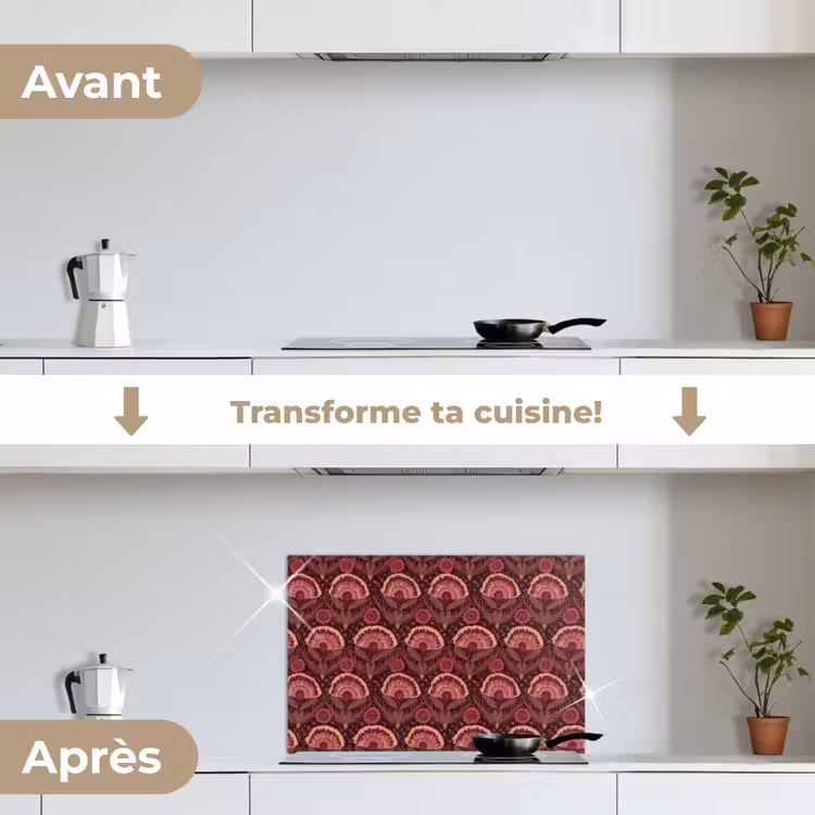 Fond de hotte - Antiquités - Fleurs - Coloré — 7