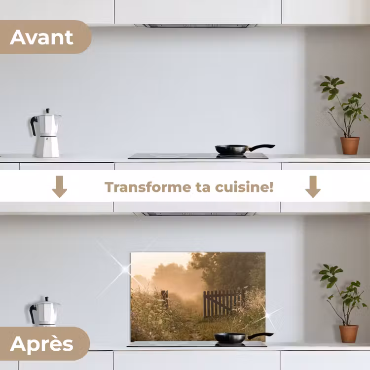 Fond de hotte - Clôture - Nature - Brouillard - Champ — 7