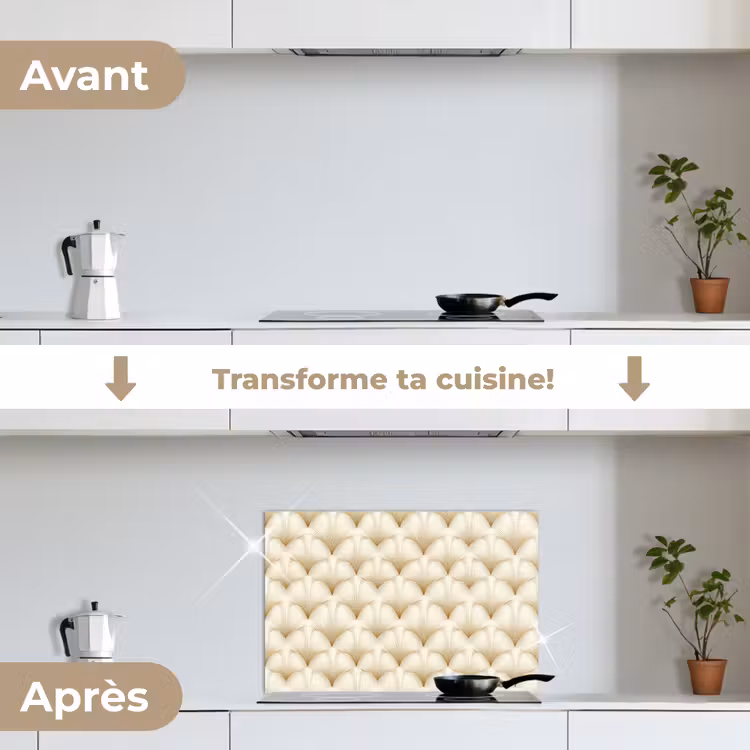 Fond de hotte - Eventail - Motif - Or — 7