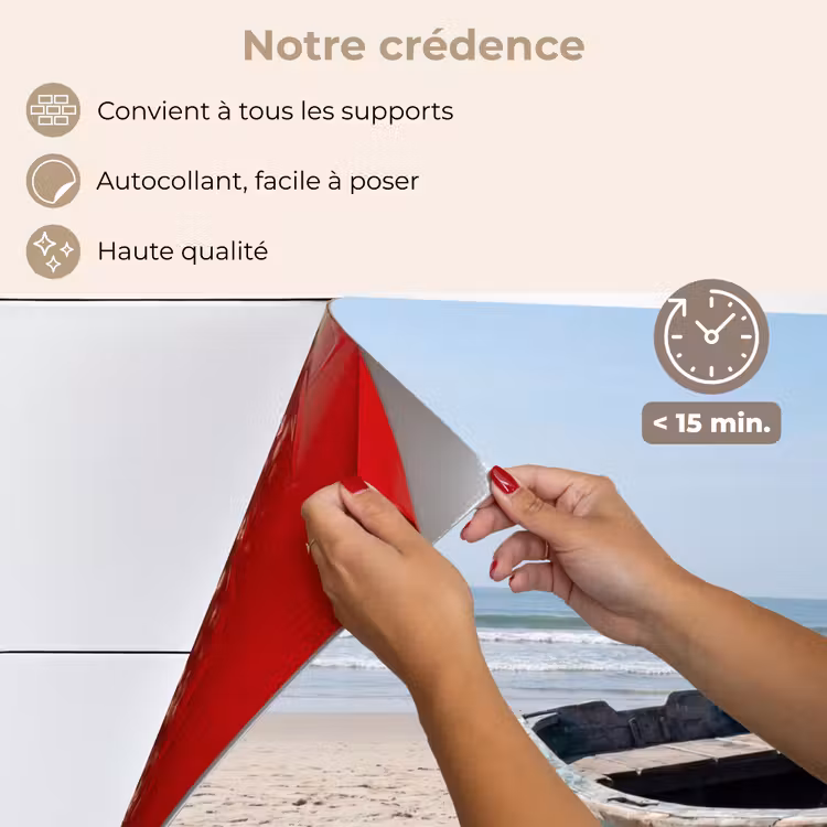 Fond de hotte - Bateau - Plage de sable - Mer — 4