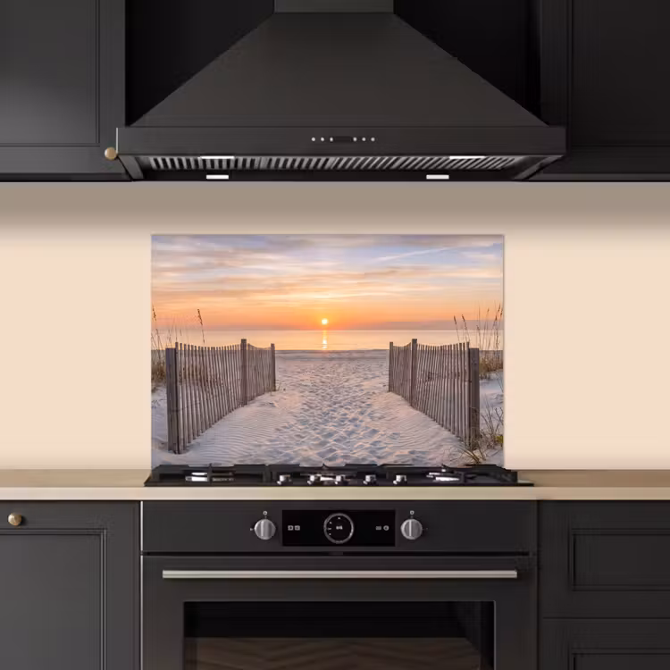 Fond de hotte - Coucher de soleil - Plage - Sable — 5