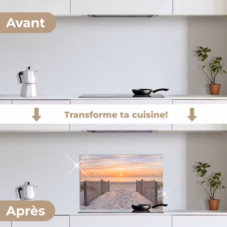Fond de hotte - Coucher de soleil - Plage - Sable — 7