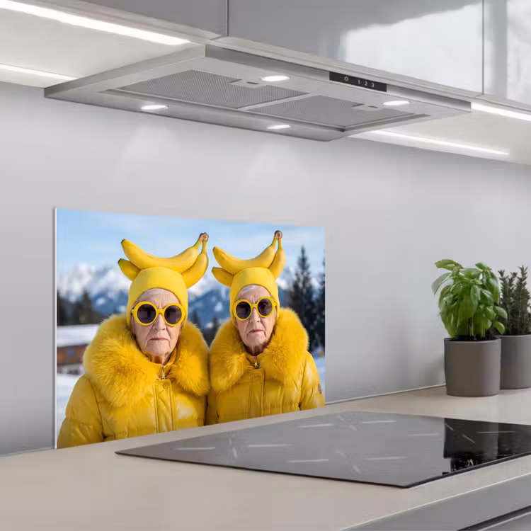 Fond de hotte - Femmes - Bananes - Jaune — 1