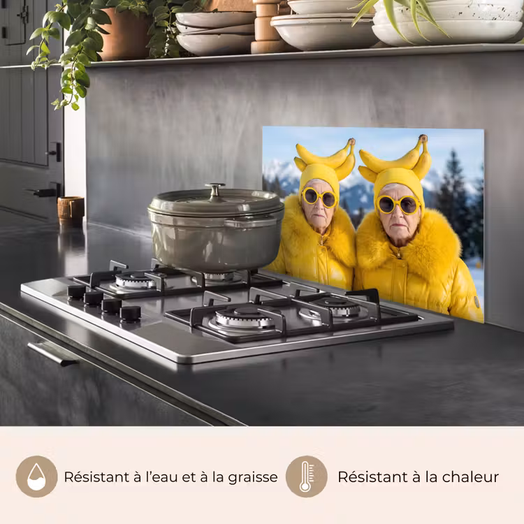 Fond de hotte - Femmes - Bananes - Jaune — 2