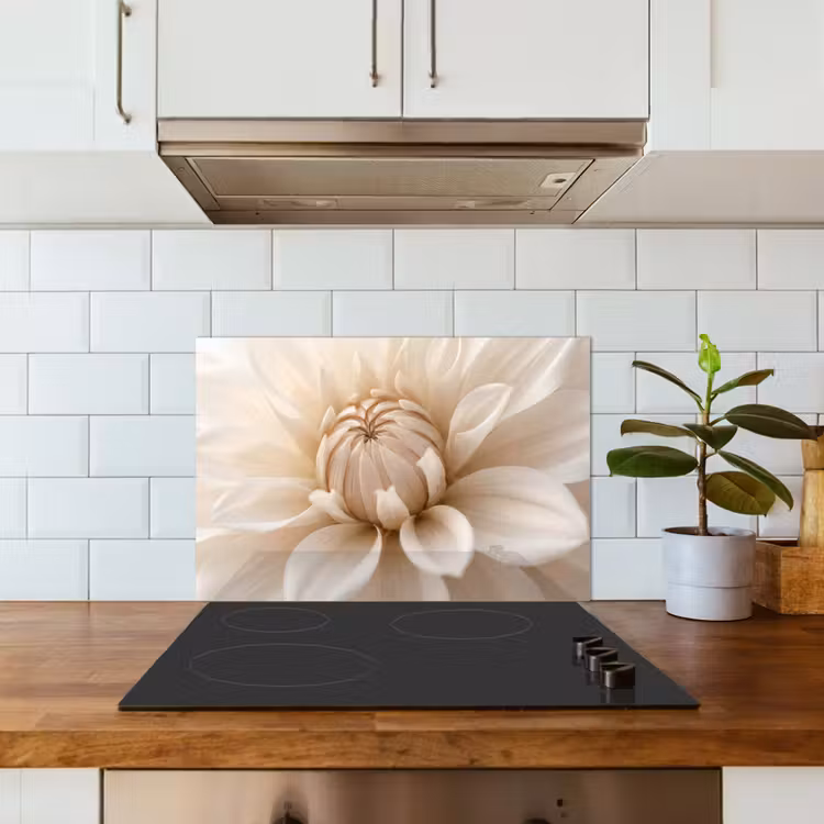 Fond de hotte - Fleur - Dahlia - Blanc — 3