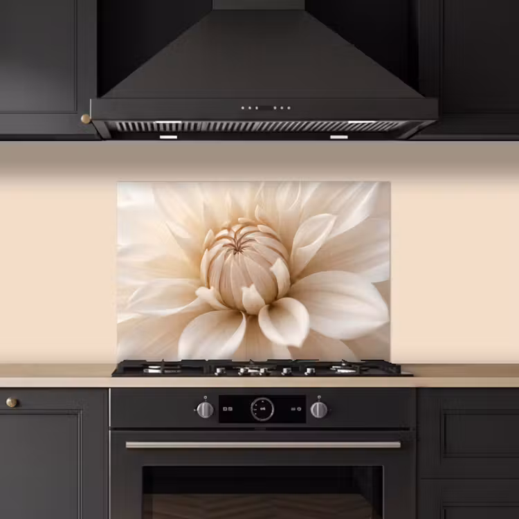 Fond de hotte - Fleur - Dahlia - Blanc — 5
