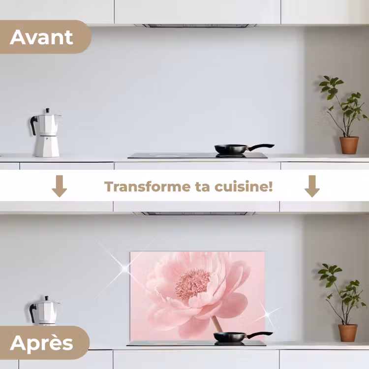 Fond de hotte - Fleur - Pivoine - Rose — 7