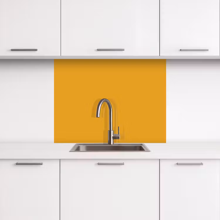 Crédence cuisine - Jaune ocre - Automne - Intérieur — 3