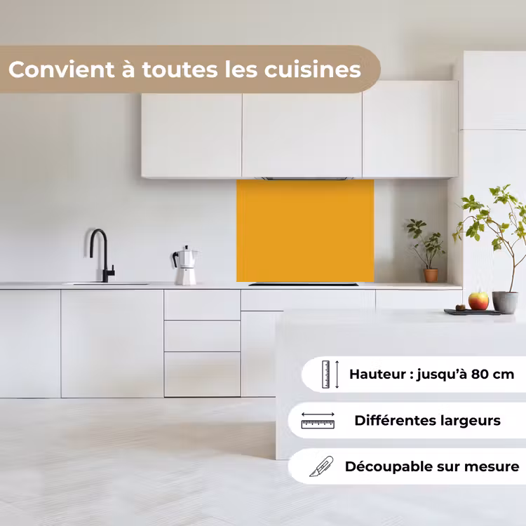 Crédence cuisine - Jaune ocre - Automne - Intérieur — 6