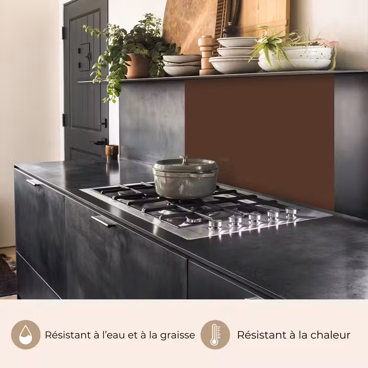 Crédence cuisine - Marron - Foncé - Couleurs — 4