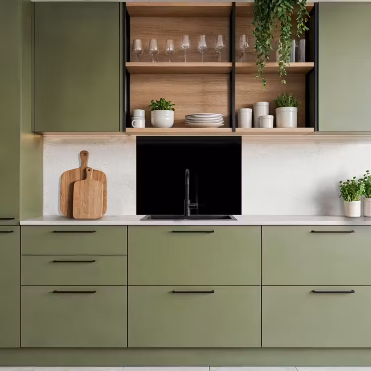 Crédence cuisine - Noir - Couleur unie — 7
