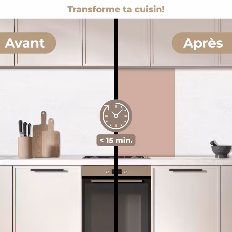 Crédence cuisine - Rose - Palette - Solide - Rose solide — 2