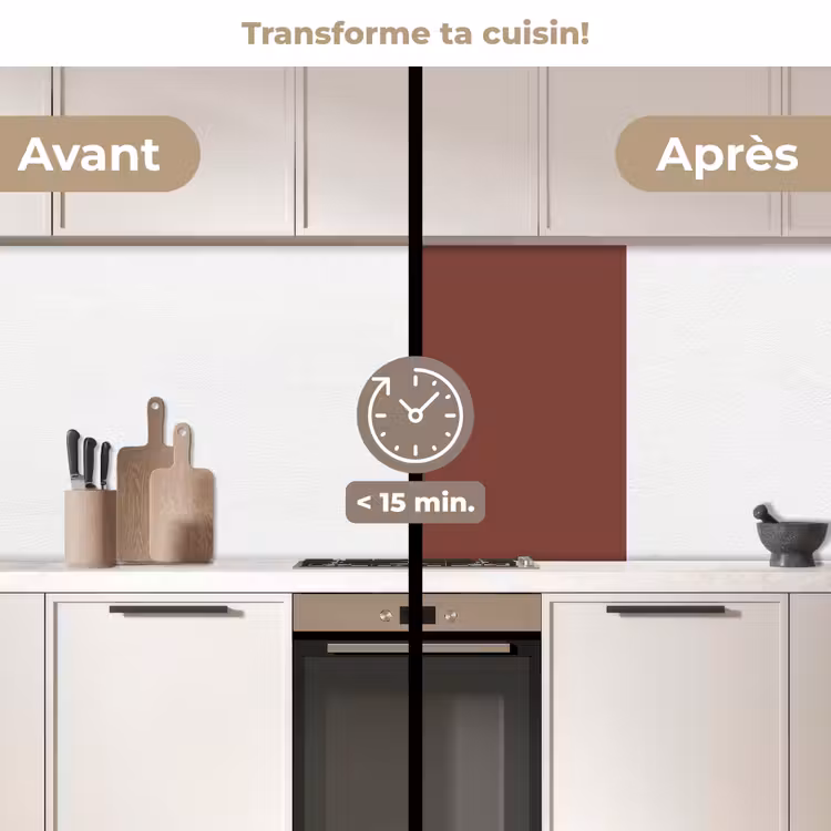 Crédence cuisine - Palette - Rouge - Intérieur — 2