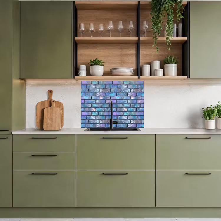 Crédence cuisine - Mur - Iridescent - Couleurs — 7