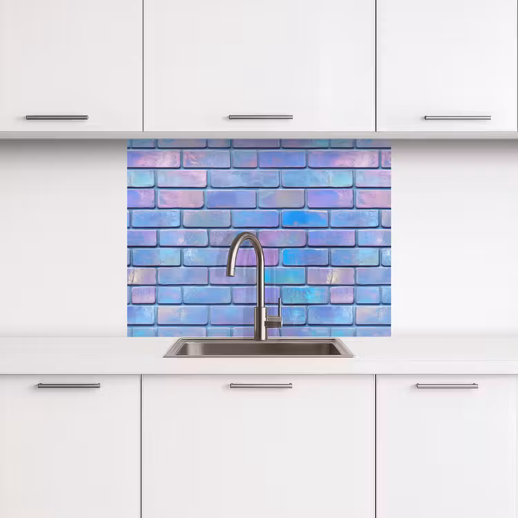 Crédence cuisine - Violet - Bleu - Mur — 3