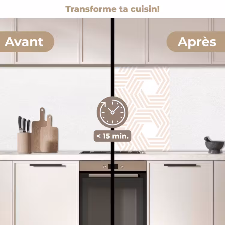 Crédence cuisine - Abstrait - Modèles - Conception — 2
