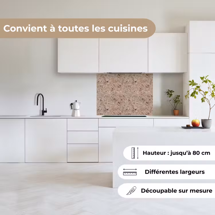 Crédence cuisine - Muur - Beige - Steen — 6