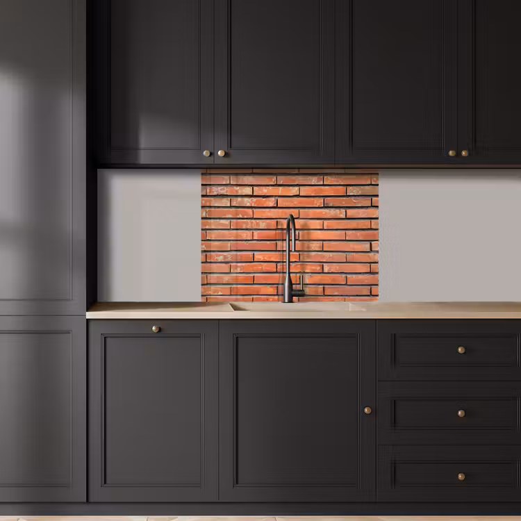 Crédence cuisine - Rood - Bakstenen - Muur — 5
