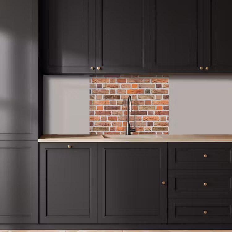 Crédence cuisine - Bakstenen - Rood - Muur - Rustiek — 5
