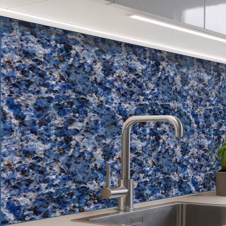 Crédence cuisine - Granit - Bleu - Cool — 1