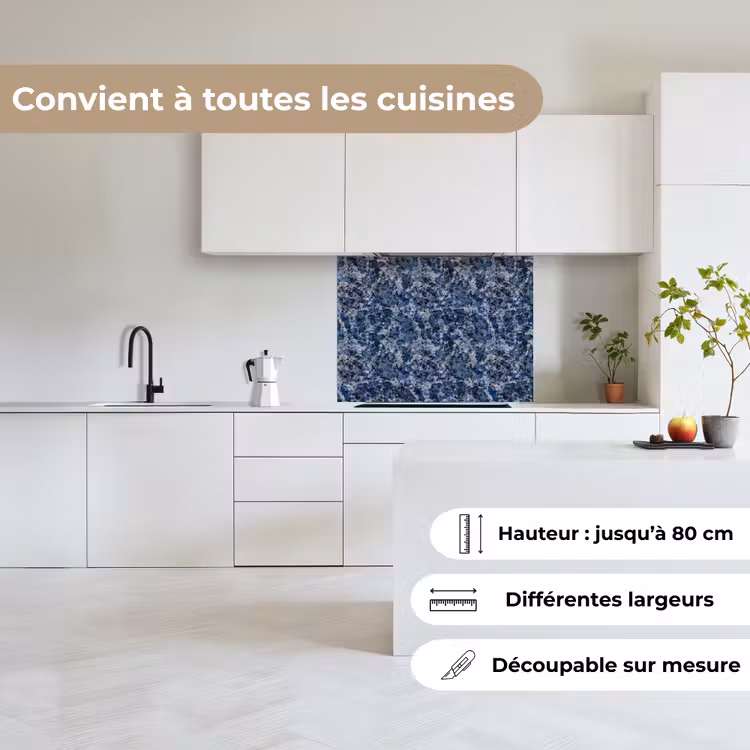 Crédence cuisine - Granit - Bleu - Cool — 6