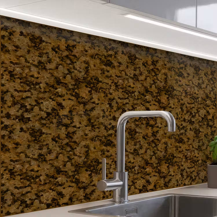 Crédence cuisine - Marron - Teintures - Granit — 1