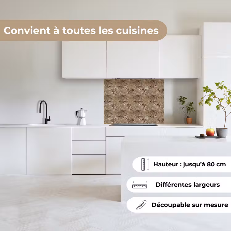 Crédence cuisine - Beige - Granit - Brut — 6