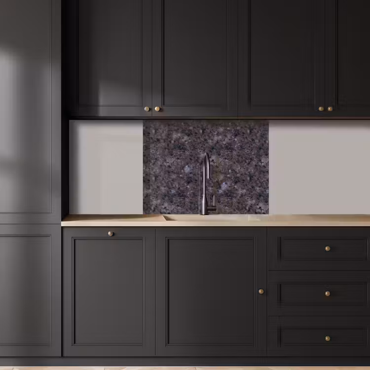 Crédence cuisine - Granit - Noir - Gris - Taches — 5