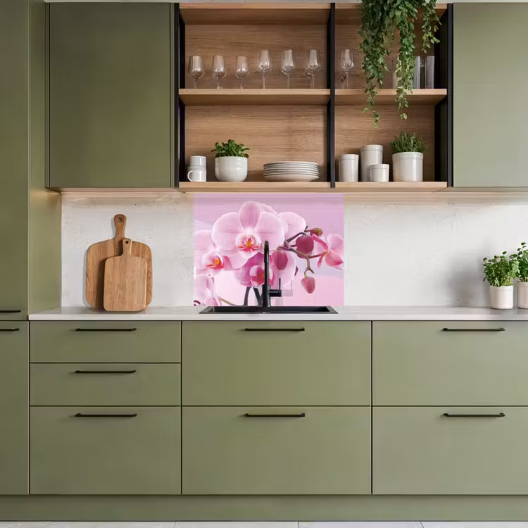 Crédence cuisine - Fleurs - Orchidée - Rose — 7