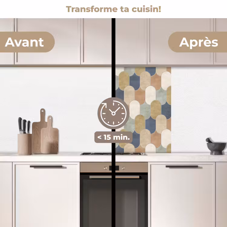Crédence cuisine - Harmonie - Motif - Coloré — 2