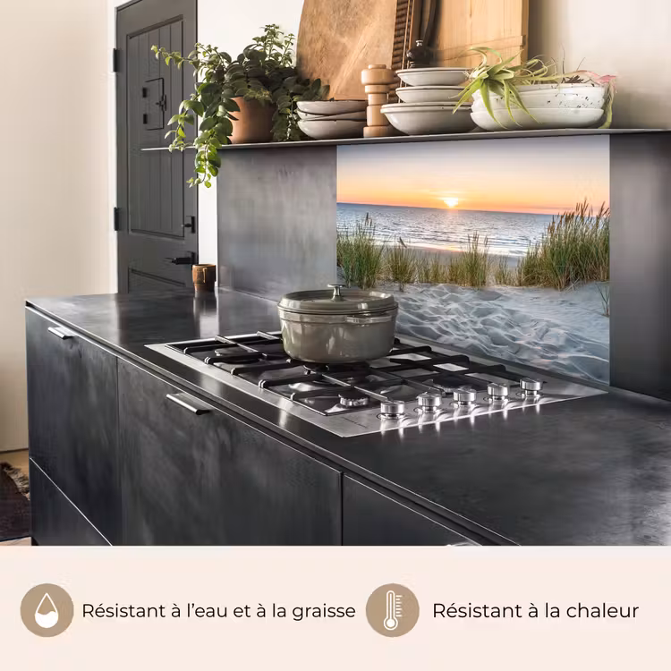 Crédence cuisine - Soleil - Nature - Plage — 4