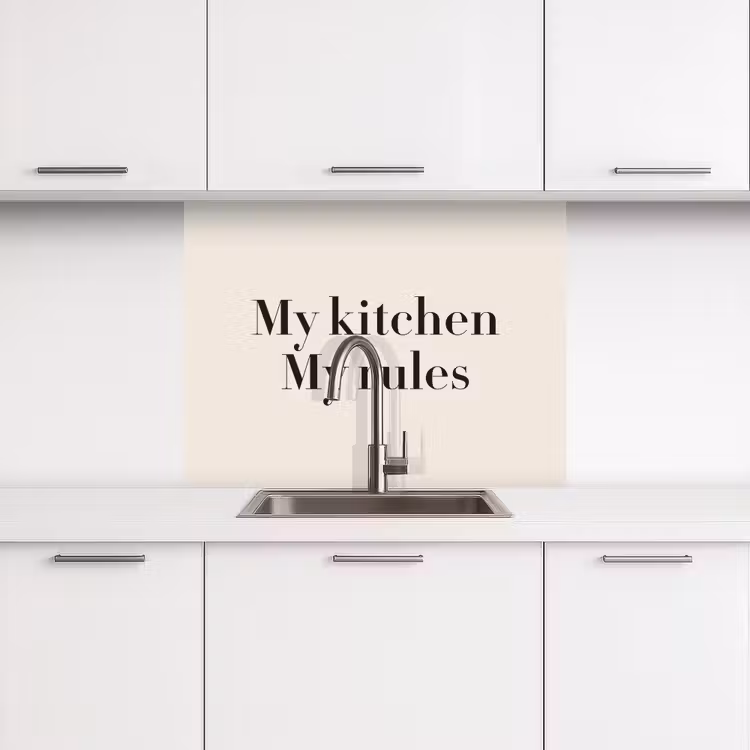 Crédence cuisine - Ma cuisine Mes règles — 3