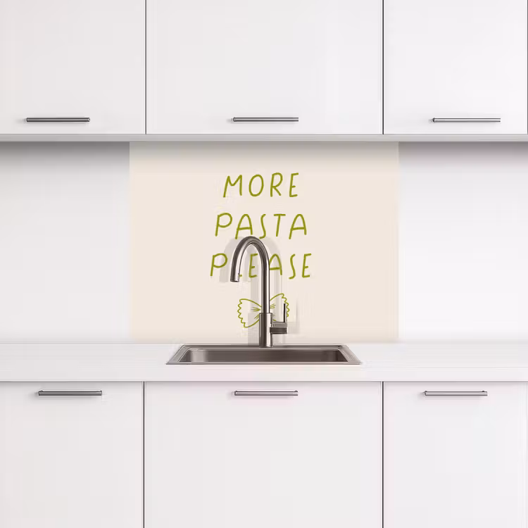 Crédence cuisine - Plus de pâtes s'il vous plaît — 3