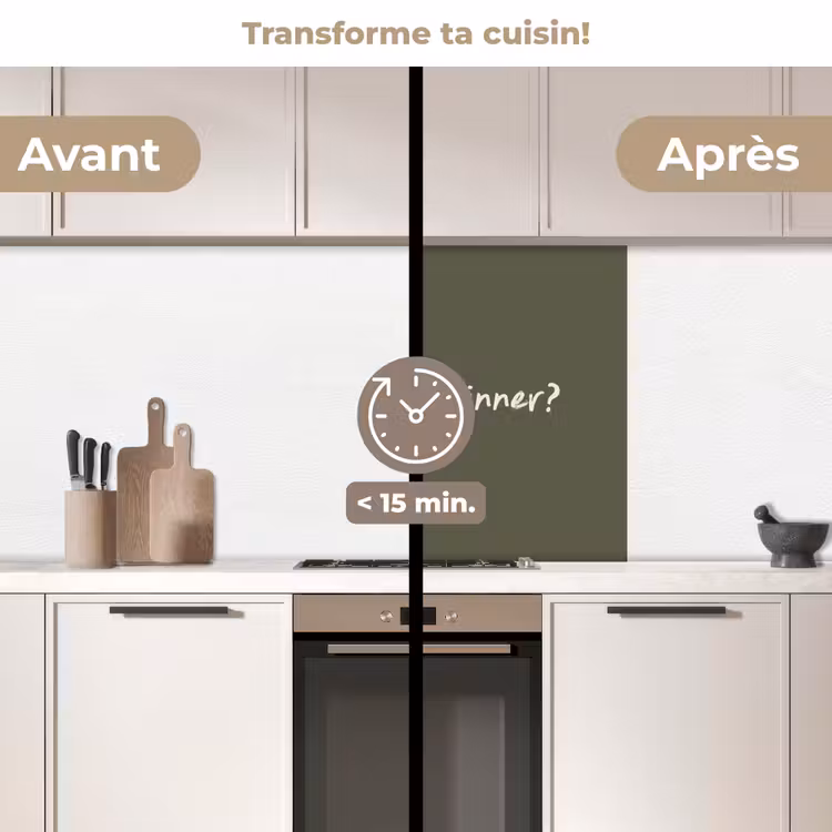 Crédence cuisine - Qu'est-ce qu'on mange ? — 2