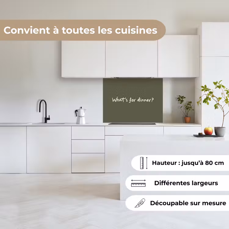 Crédence cuisine - Qu'est-ce qu'on mange ? — 6
