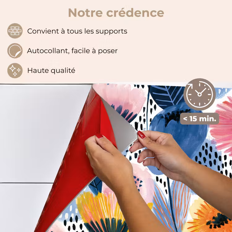 Fond de hotte - Créatif - Motif - Coloré — 4