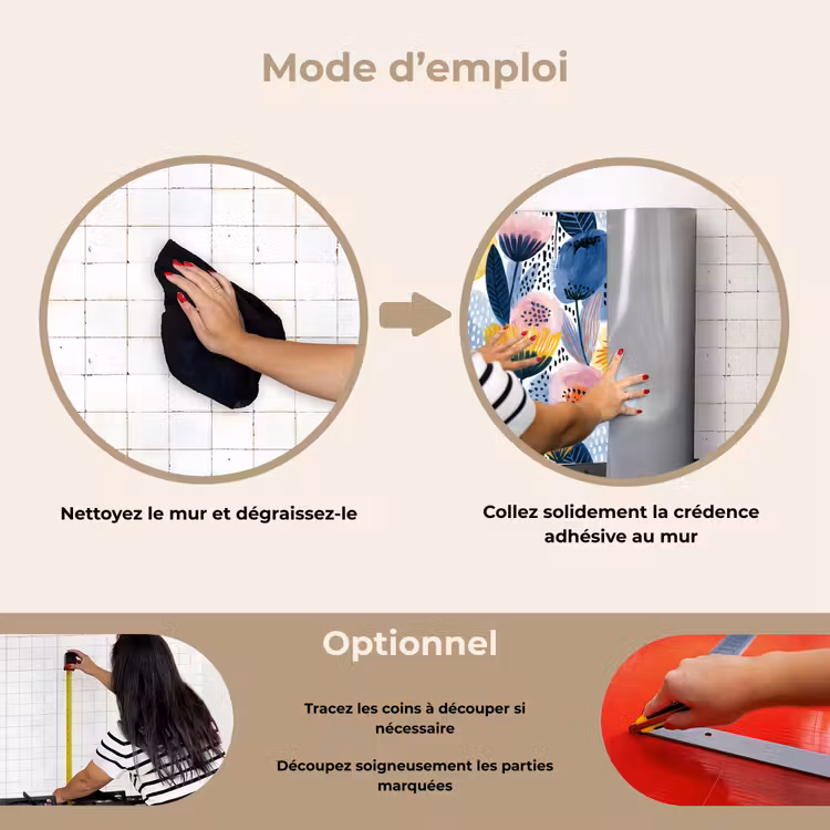 Fond de hotte - Créatif - Motif - Coloré — 6