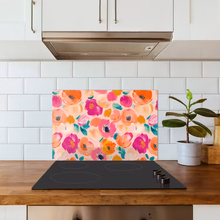 Fond de hotte - Fleurs - gaies - colorées — 3
