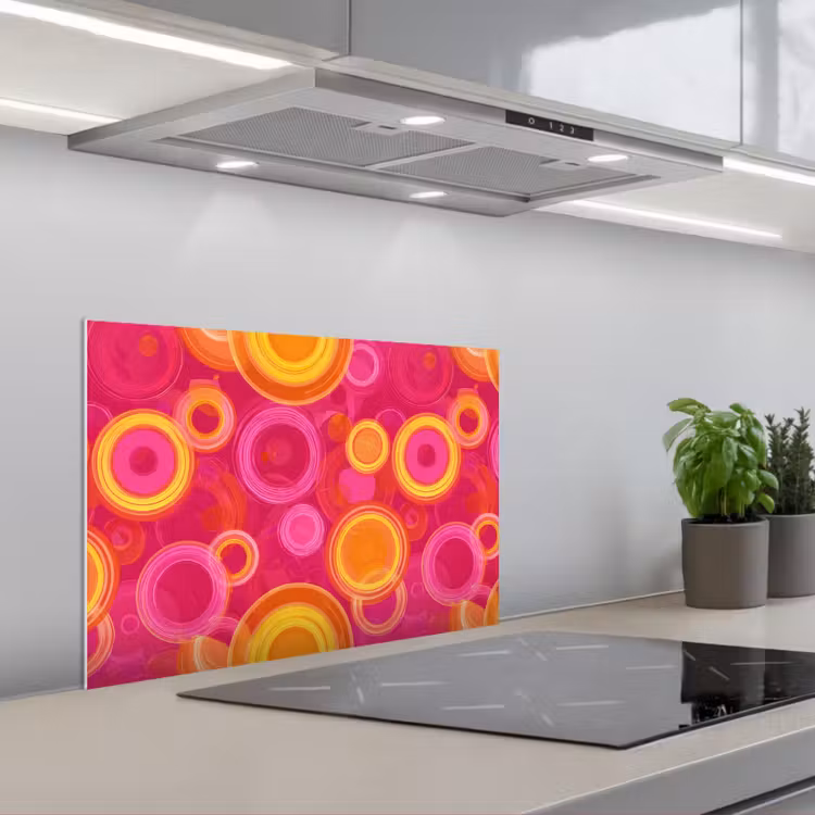 Fond de hotte - Cercles - Design - Coloré — 1