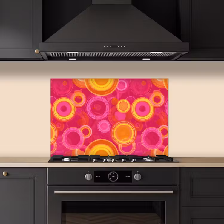 Fond de hotte - Cercles - Design - Coloré — 5