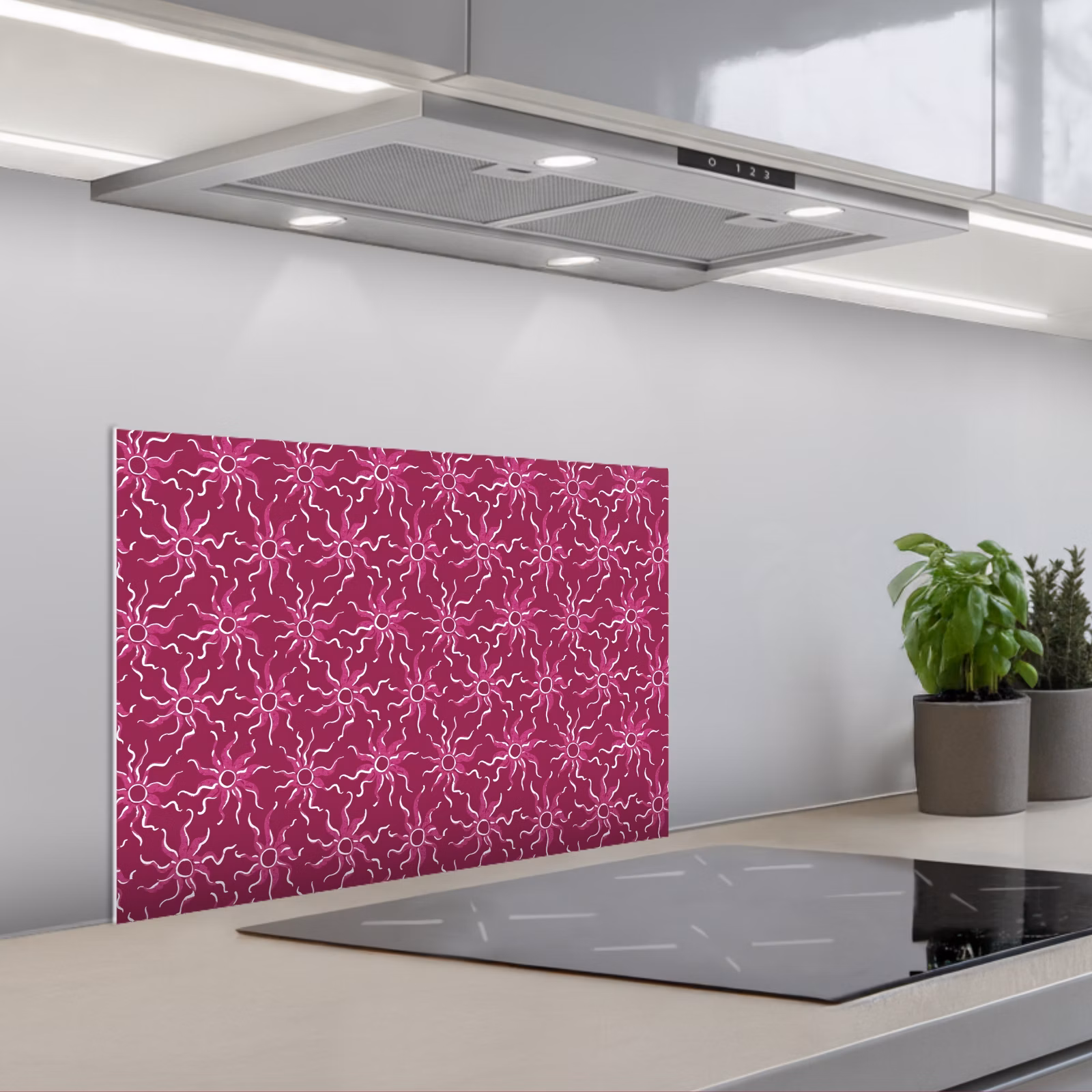 Fond de hotte - Bohème - Soleil - Magenta — 1