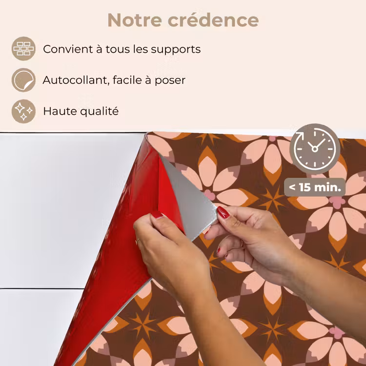 Fond de hotte - Classique - Rétro - Marron — 4