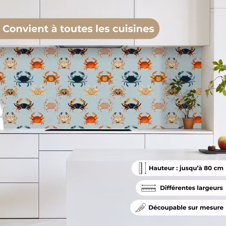 Fond de hotte - Crabes - Enjoués - Colorés — 4