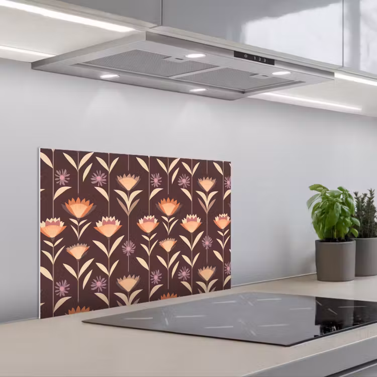 Fond de hotte - Elégant - Rétro - Marron — 1