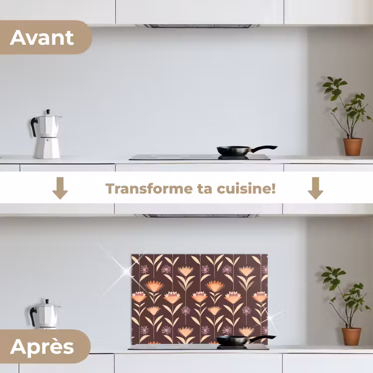 Fond de hotte - Elégant - Rétro - Marron — 7