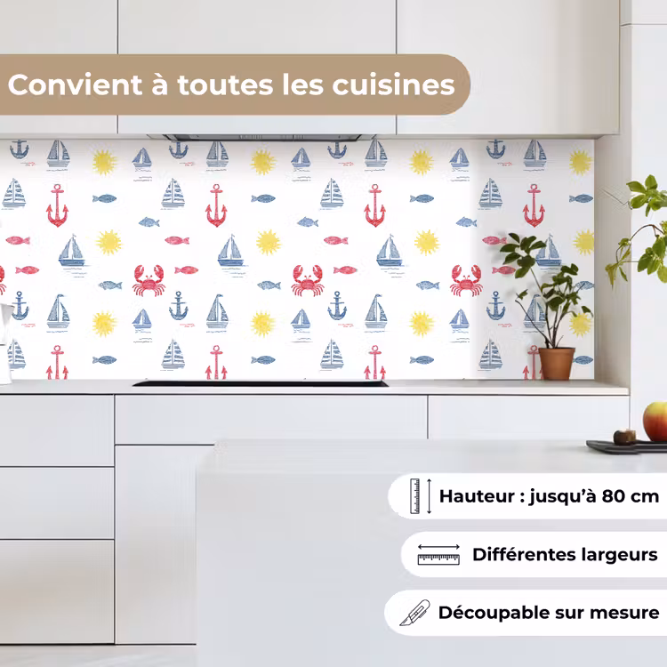Fond de hotte - Nautisme - Illustrations - Coloré — 4