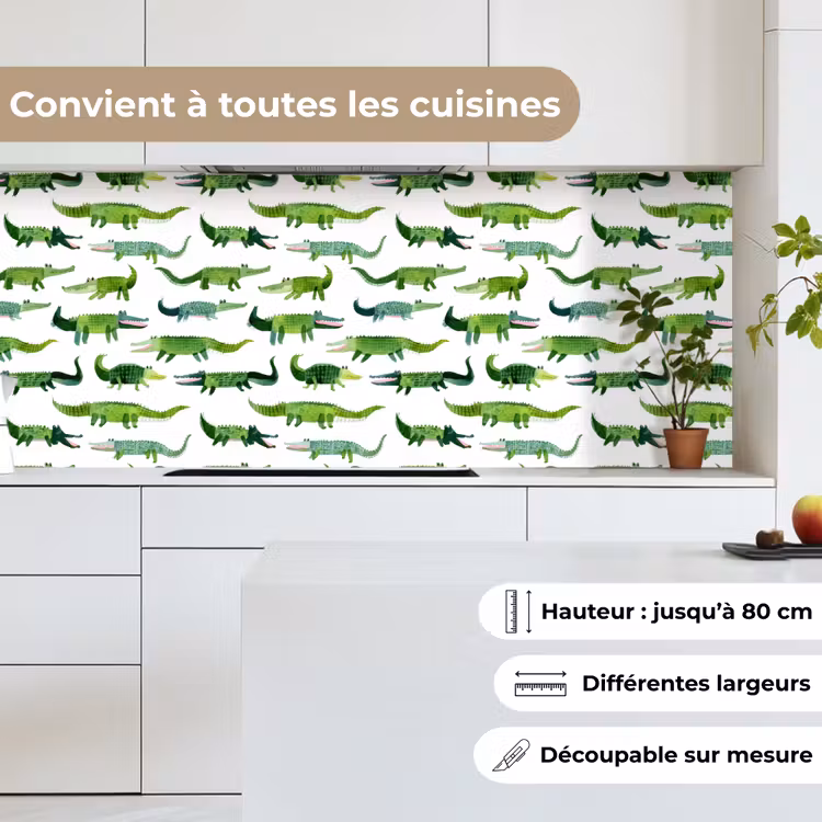 Fond de hotte - crocodile - Ludique - Vert — 4
