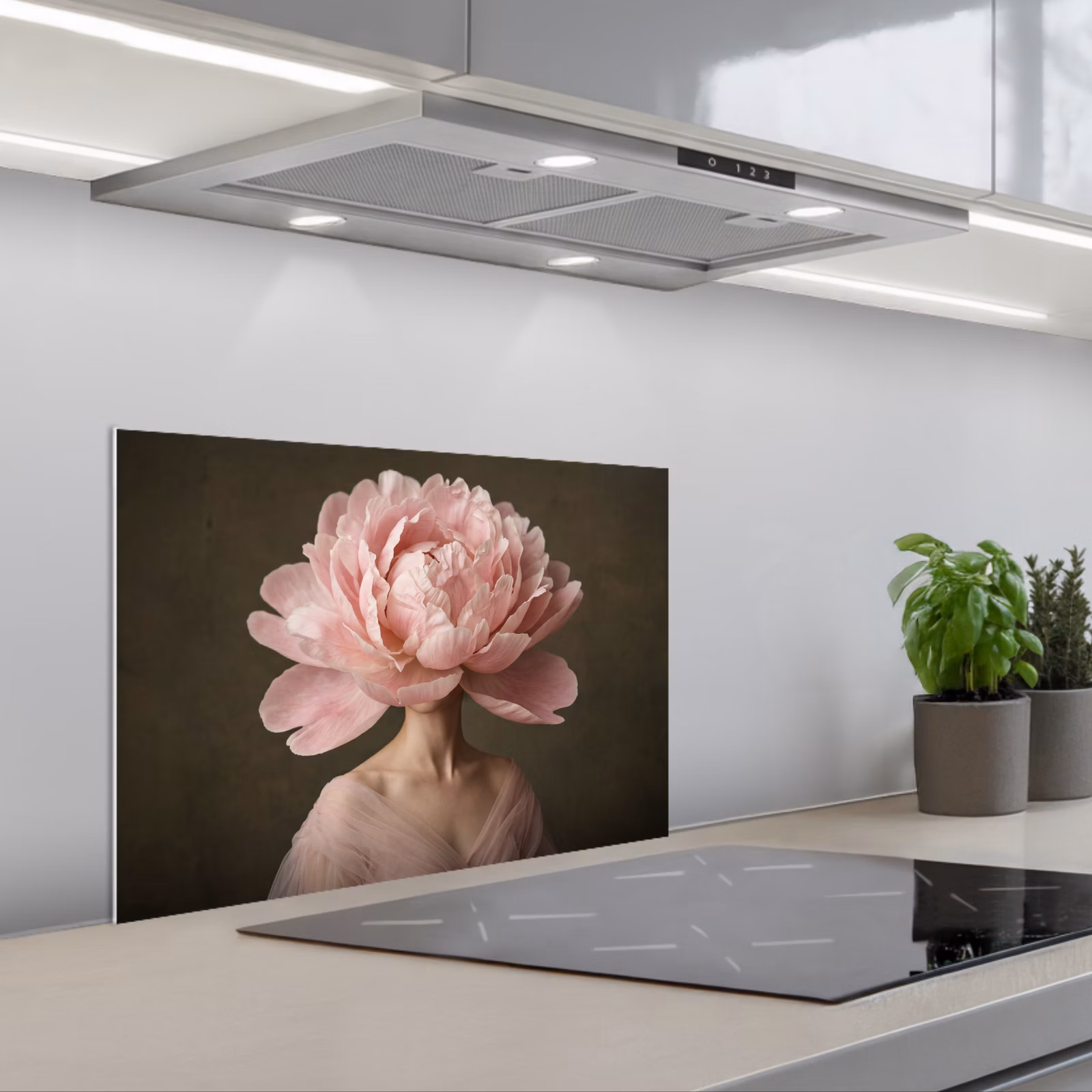 Fond de hotte - Visage - Rose - Rose — 1