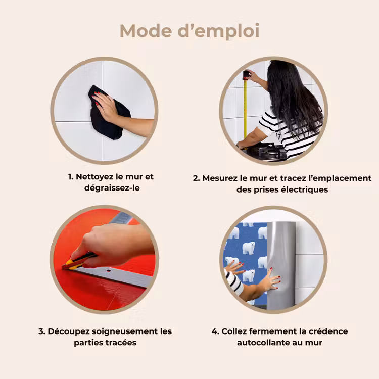 Fond de hotte - Ours polaire - Motif - Bleu — 7