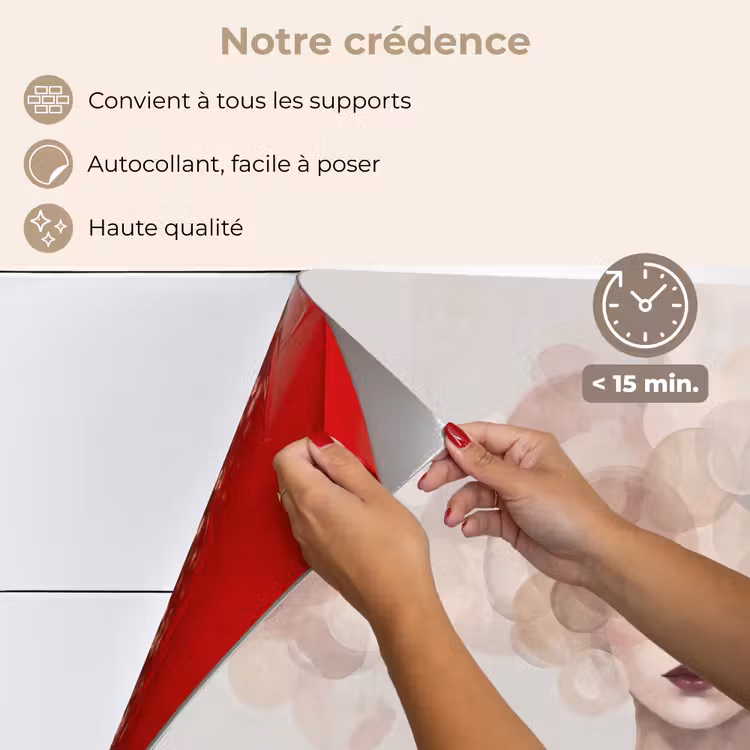 Fond de hotte - Femme - Cercles - Beige — 4